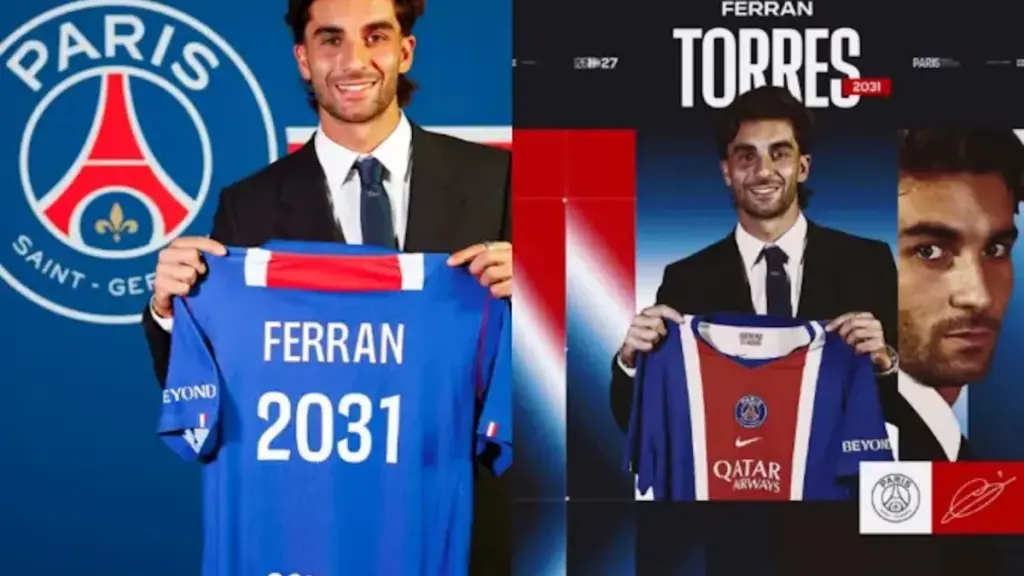 Transfer news: PSG sign Ferran Torres from Barcelona for about £43m