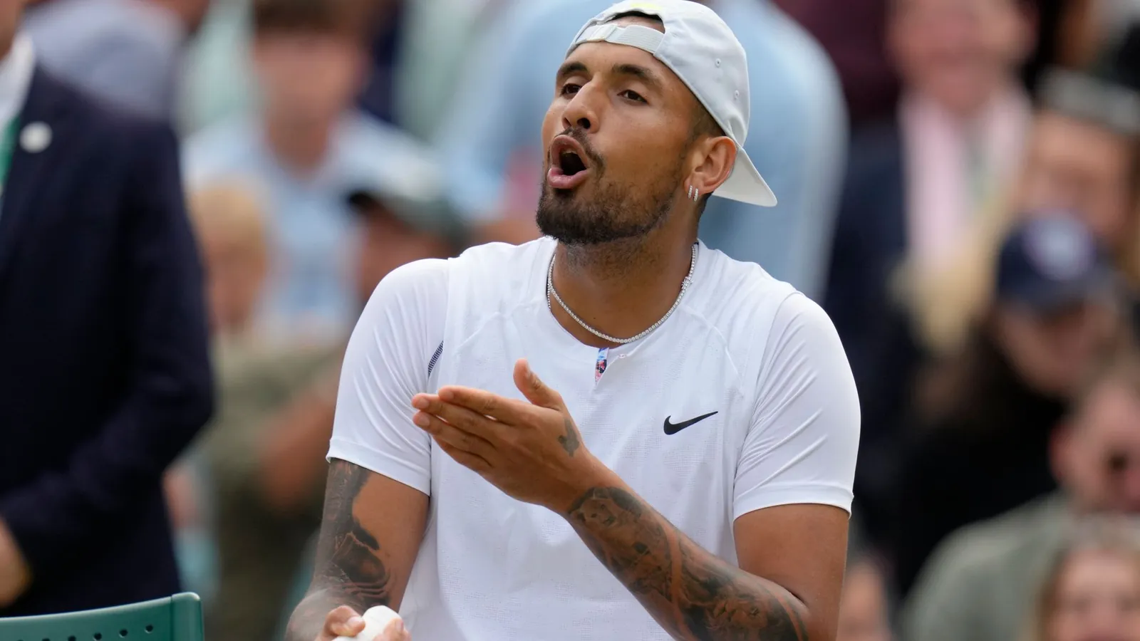Nick Kyrgios' career has seen him regularly get in trouble for on-court incidents