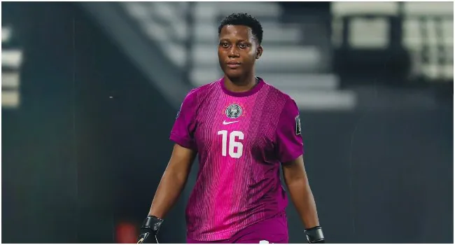 Photo of Super Falcons goalkeeper, Chiamaka Nnadozie