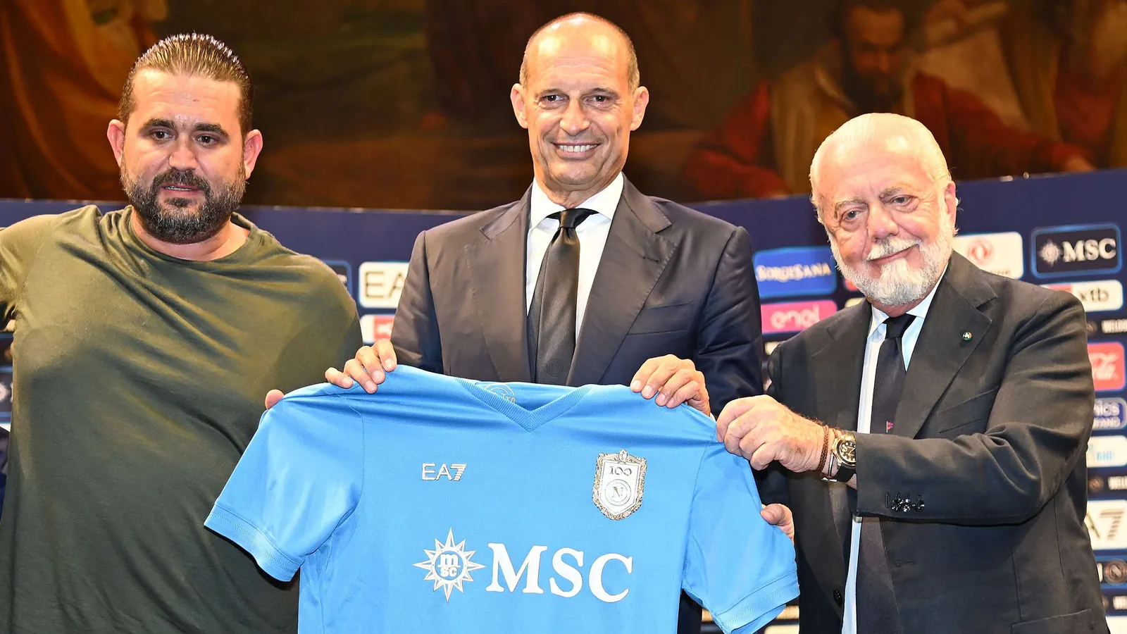 SSC Napoli Presents New Head Coach Massimiliano Allegri