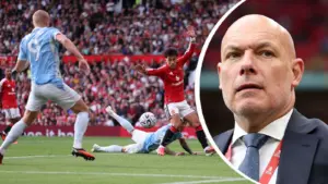 Manchester derby VAR error: Howard Webb really disappointed with missed offside
